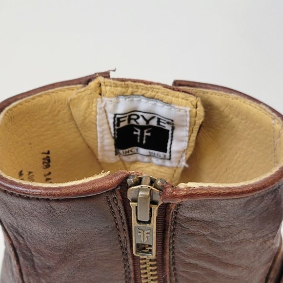 NWT Frye Women's Veronica 6" Shortie Boots Dark Brown - Picture 8 of 11